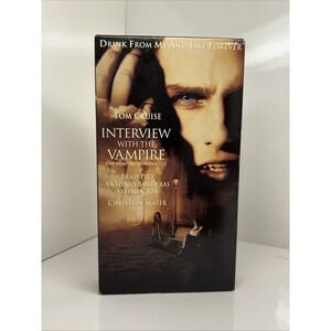 Interview with the Vampire (VHS, 1994) Tom Cruise Brad Pit Antonio Banderas